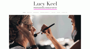 Website designed for Lucy Keel