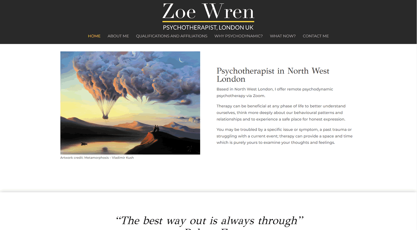 Zoe Wren Psychotherapy
